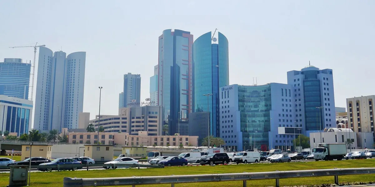 Office towers in Manama
