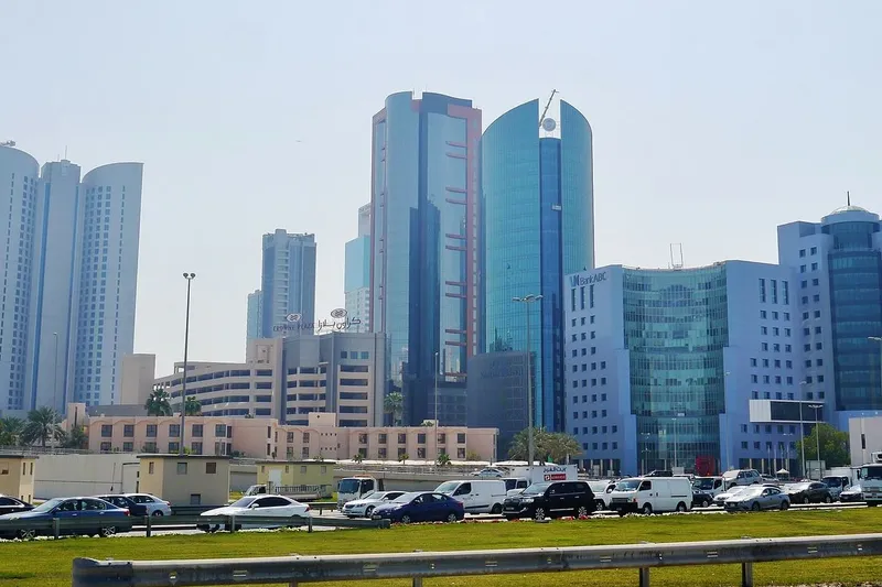 Office towers in Manama